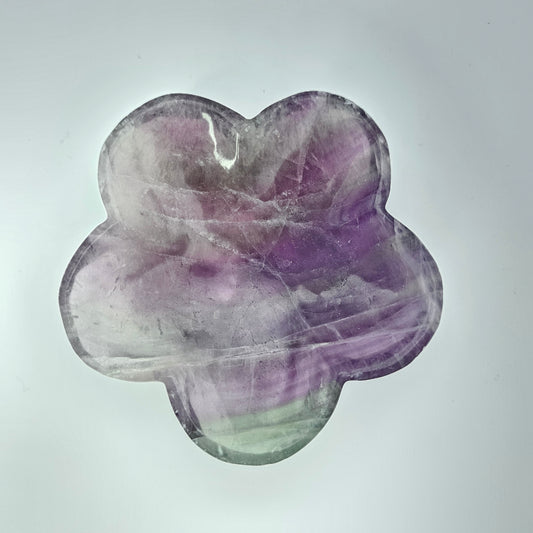 Fluorit Schale Blume #21C