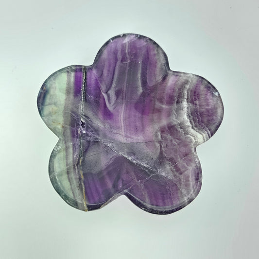 Fluorit Schale Blume #16G
